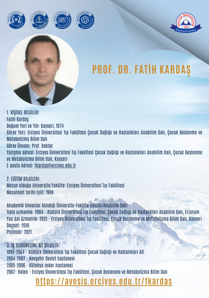 PROF. DR. FATİH KARDAŞ
