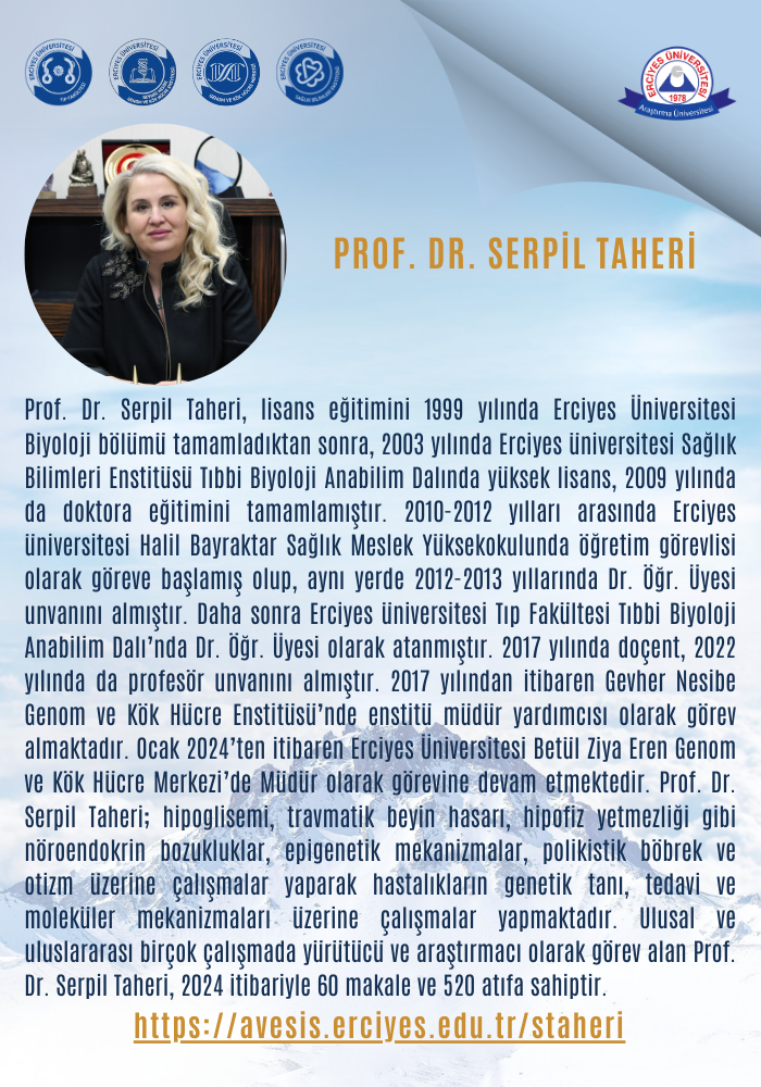 PROF. DR. SERPİL TAHERİ